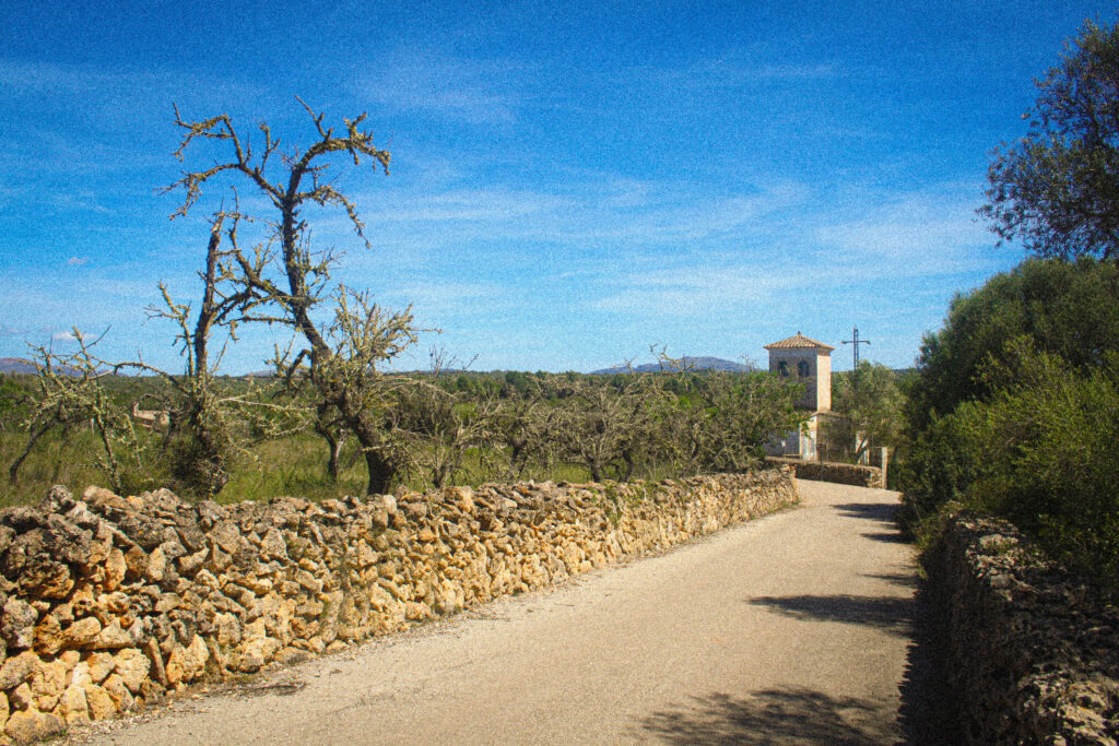 Short stretches of tarmac.